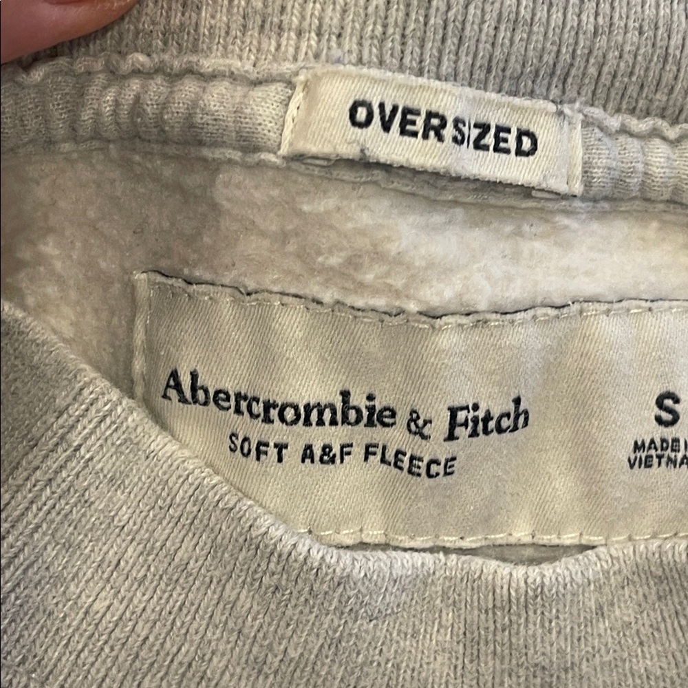 T0102107 A&F Smoky Mountains Tennessee North Carolina sweatshirt Oversized SZ S - Picture 3 of 6